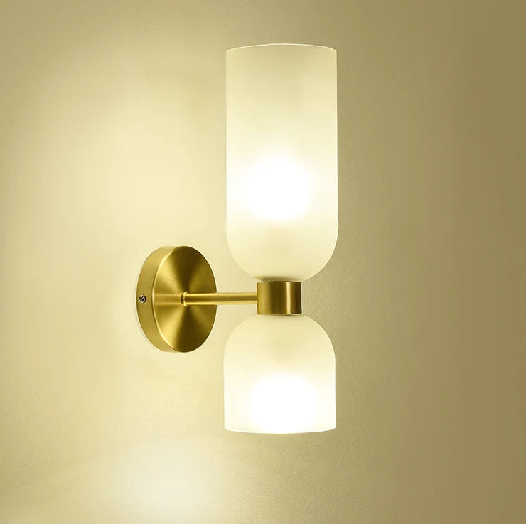 Callaghan - G9 LED bulb contemporary glass wall light