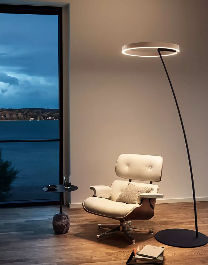 Elyse - Built in LED Modern floor lamp