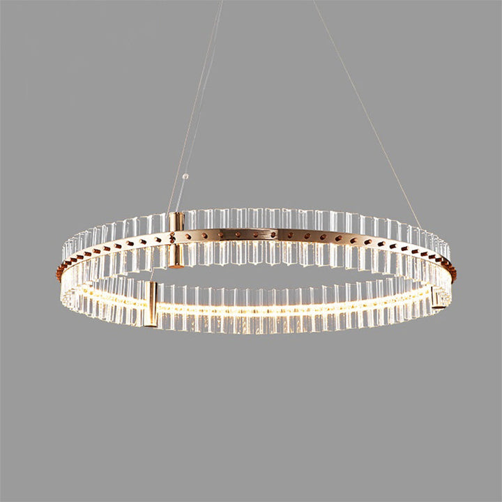 Lux - Built in LED luxury round suspended light