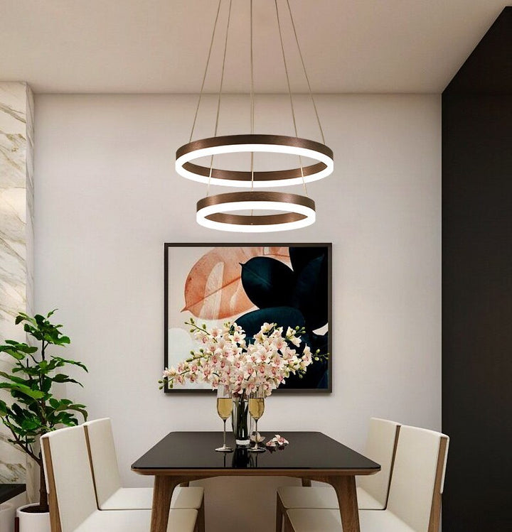 Aqeel - Built in LED modern round suspended light