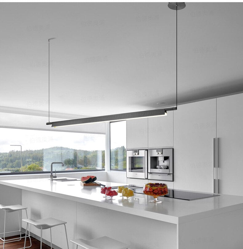 Savanna - Built in LED contemporary linear suspended light