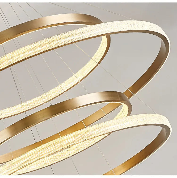 Allison - Built in LED luxury round suspended light