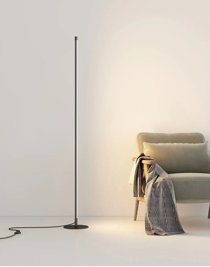 Annika - Built in LED Contemporary slim and linear floor lamp