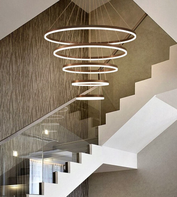 Aqeel - Built in LED modern round suspended light