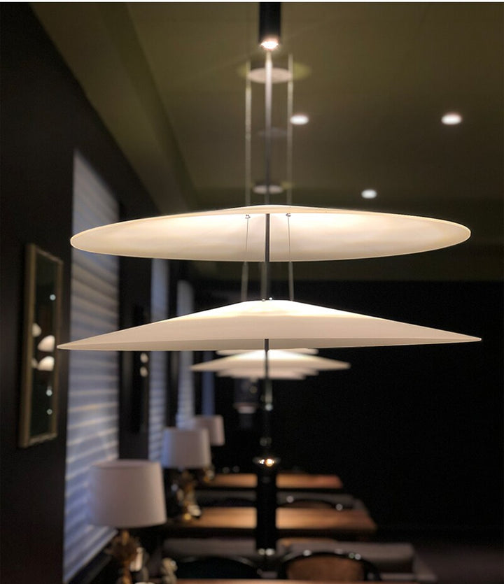 Bel D - Built in LED contemporary suspended light