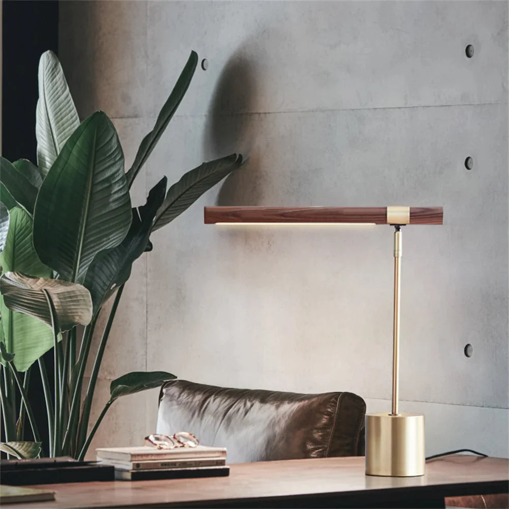 Chester - Built in LED contemporary wooden table light