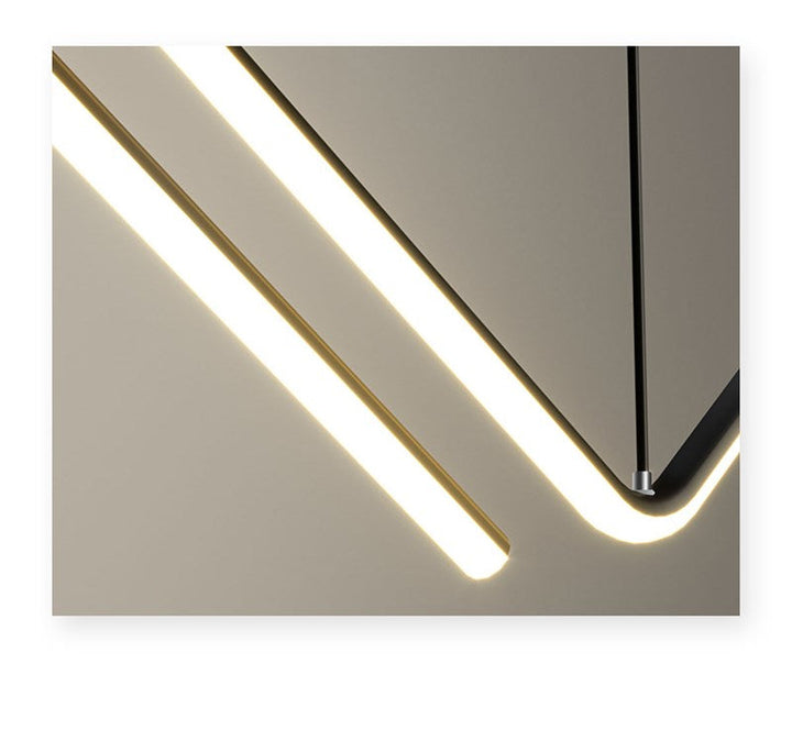 Mcpherson - Built in LED contemporary linear suspended light