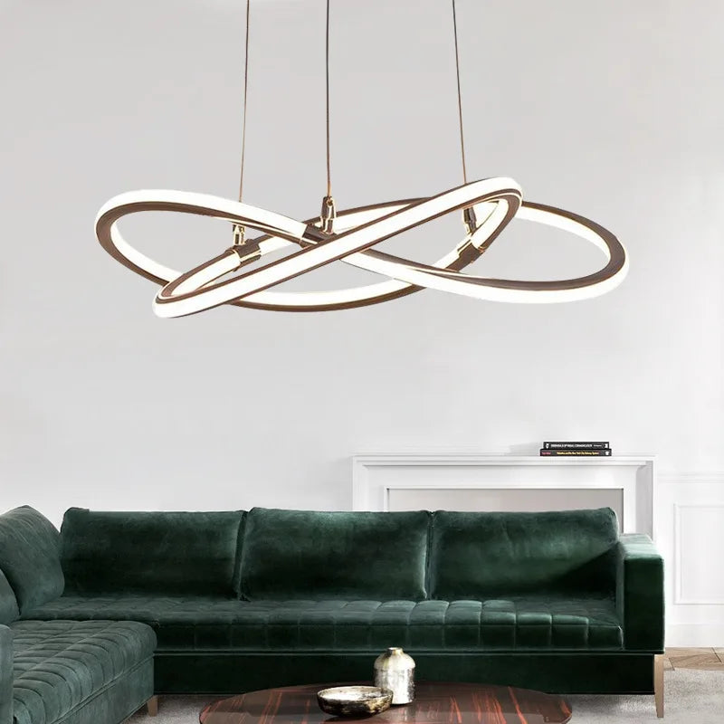 Cosi - Built in LED contemporary round suspended light