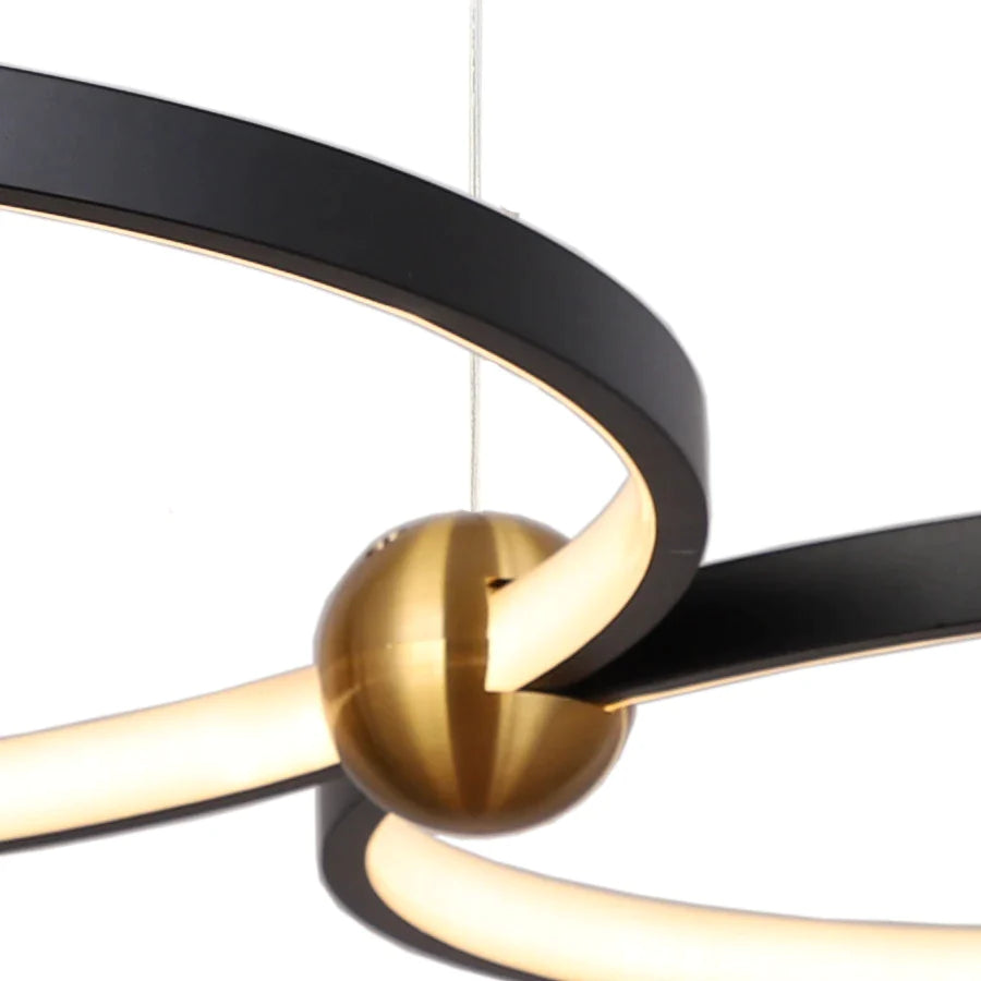 Cristiano - Built in LED contemporary round suspended light