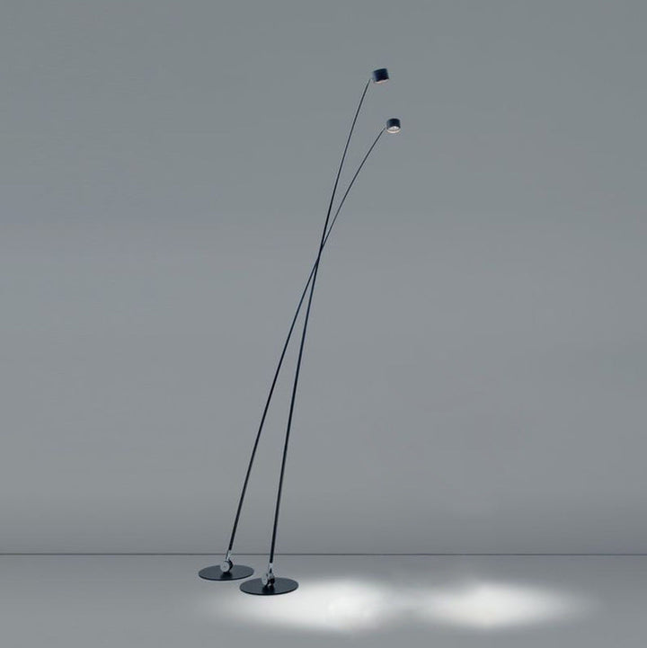 Samir - Built in LED Wooden floor lamp