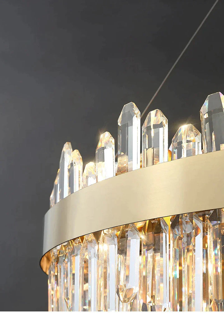 Will B- Built-in LED luxury crystal suspended light