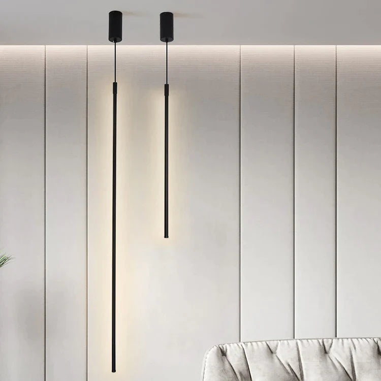 Faizah - Built in LED contemporary linear suspended light