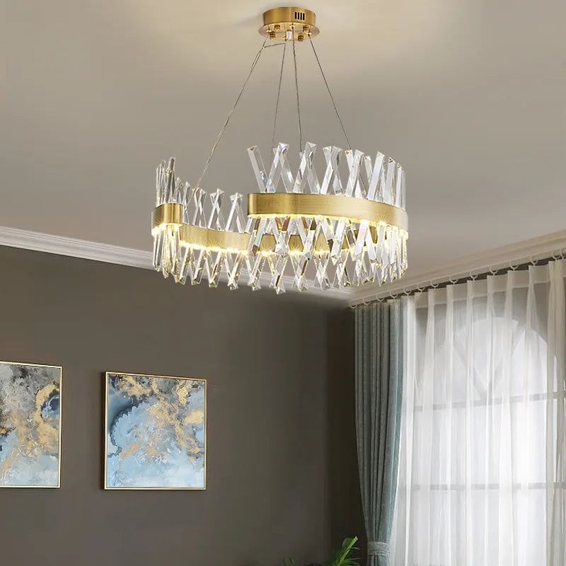 Willson- Built-in LED luxury crystal suspended light