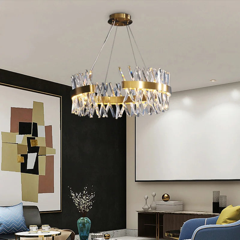 Willson- Built-in LED luxury crystal suspended light