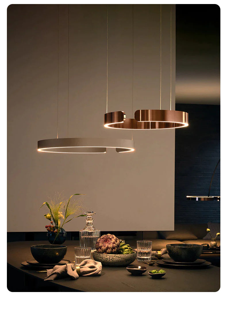 Luxy - Built in LED luxury round suspended light