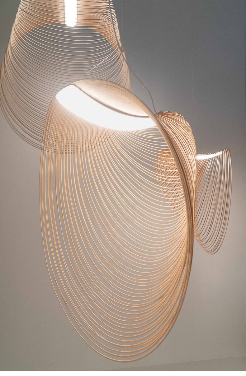 Sio - Built in LED contemporary suspended light