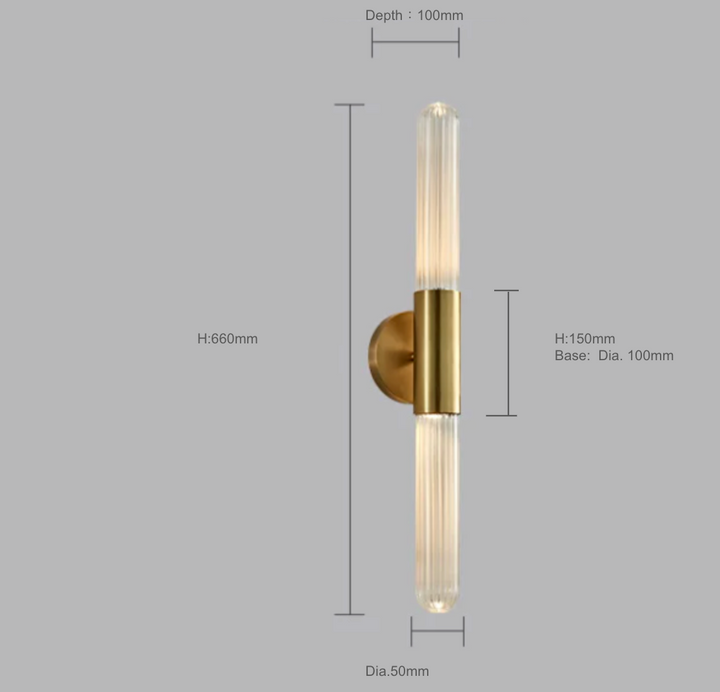 Samuels -Built in LED Contemporary Wall Light