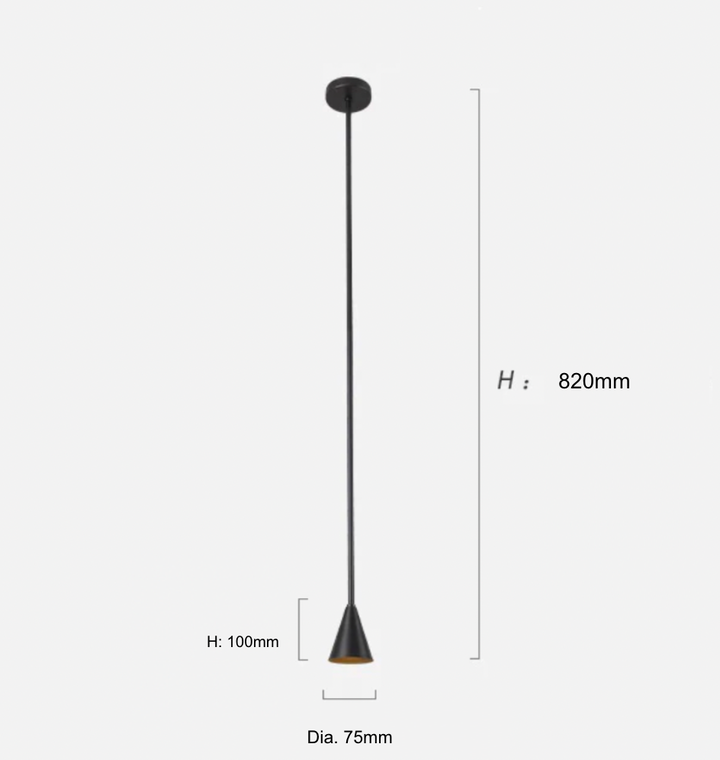 QV - GU10 LED bulb contemporary suspended light