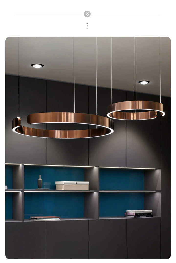 Luxy - Built in LED luxury round suspended light