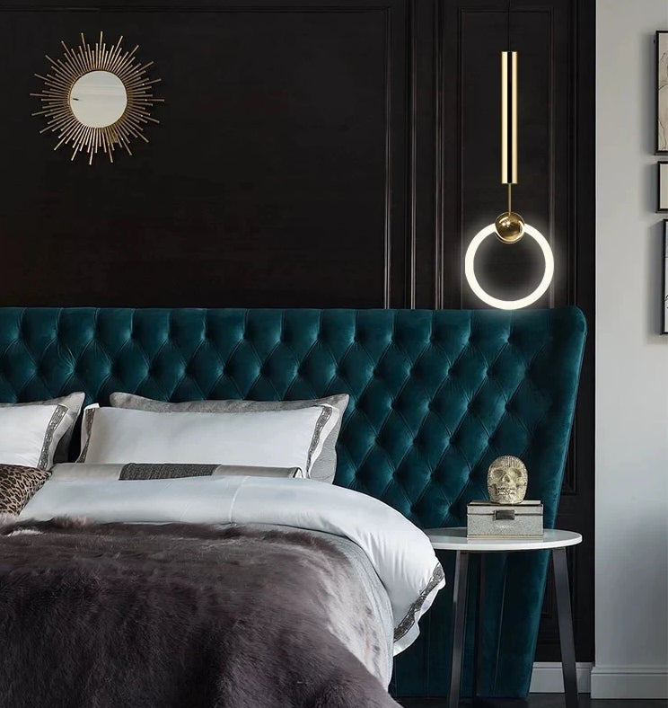 Cody - Built in LED contemporary round suspended light