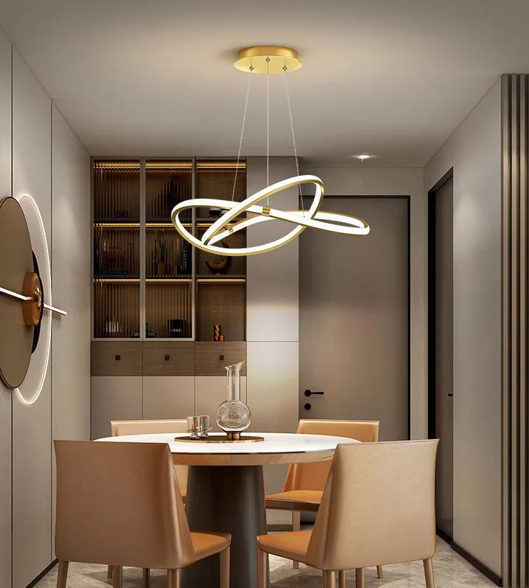 Cosi - Built in LED contemporary round suspended light