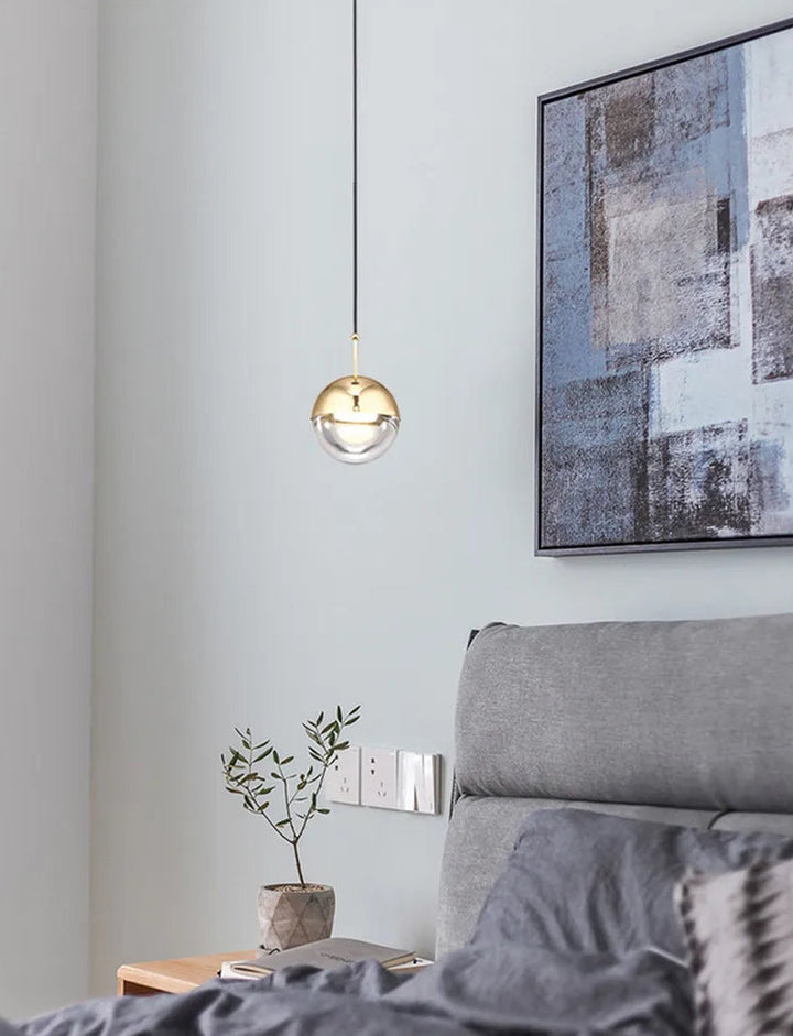 Compton - Built in LED contemporary round suspended light