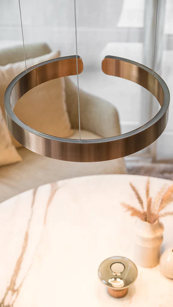 Luxy - Built in LED luxury round suspended light