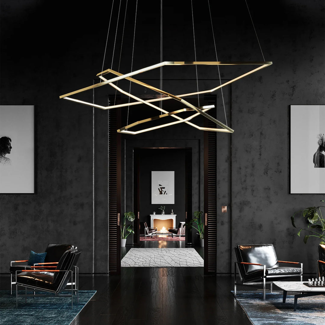 Burhan - Built in LED contemporary suspended light